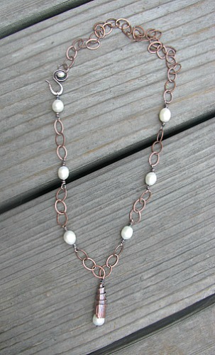 pearls and copper
