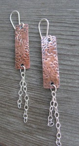 floral copper with chain