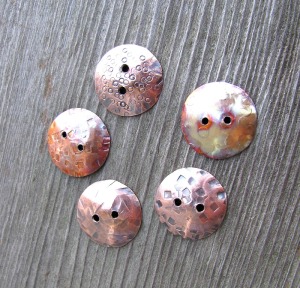copper buttons